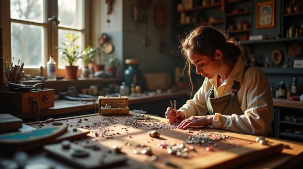 Atelier de bijoux artisanaux à Haguenau : créez des pièces uniques