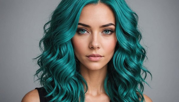 La coloration bleu turquoise : une touche éclatante à vos cheveux